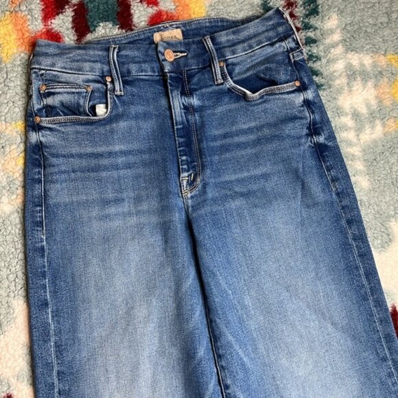 Mother the Roller fray wide leg jeans - Picture 5 of 14